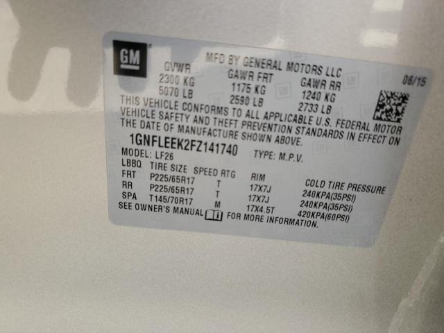 2015 CHEVROLET EQUINOX LS - 1GNFLEEK2FZ141740