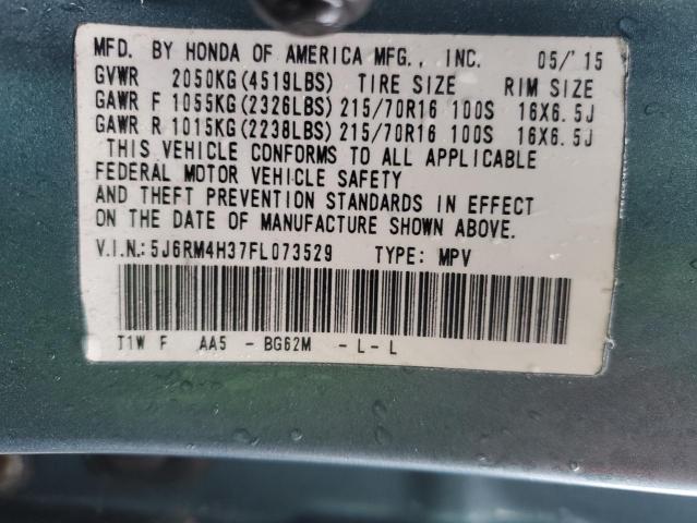2015 HONDA CR-V LX - 5J6RM4H37FL073529