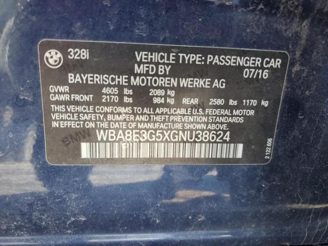 2016 BMW 328 XI SUL - WBA8E3G5XGNU38624