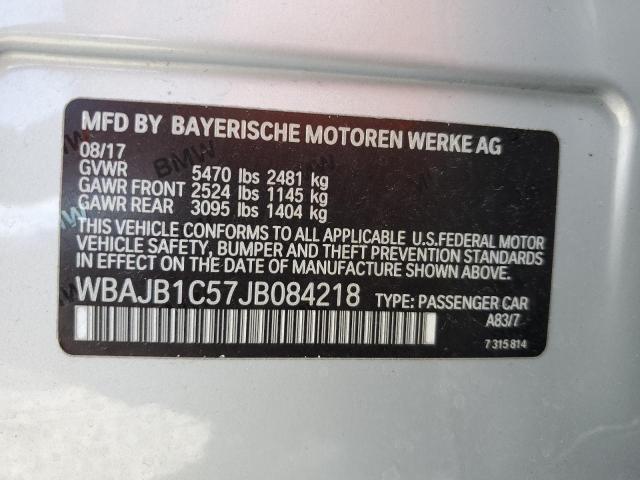 2018 BMW 530XE WBAJB1C57JB084218