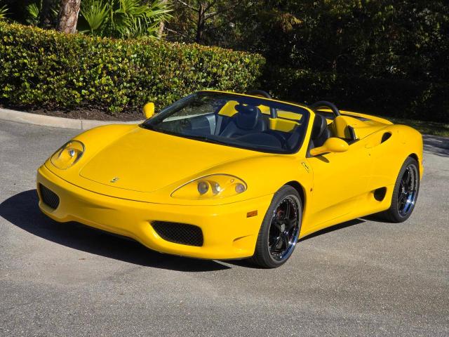 FERRARI 360 SPIDER 2002 yellow converti gas ZFFYT53A520128573 photo #3