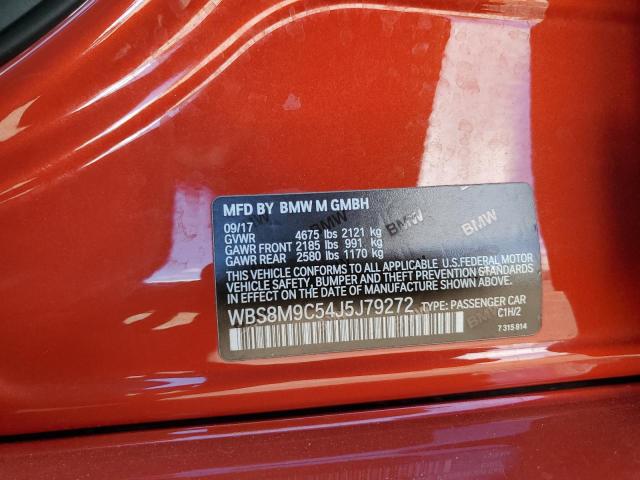 2018 BMW M3 WBS8M9C54J5J79272
