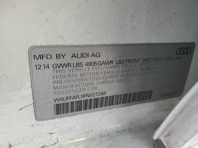2015 AUDI A4 PREMIUM - WAUFFAFL9FN027268