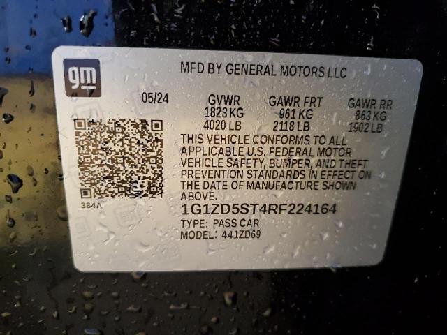 2024 CHEVROLET MALIBU LT 1G1ZD5ST4RF224164