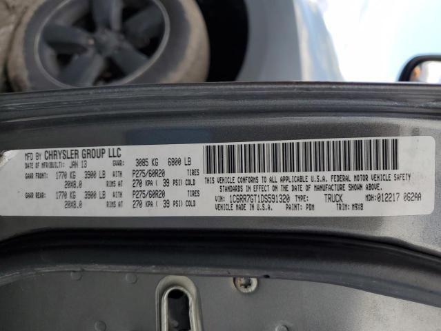 2013 RAM 1500 SLT - 1C6RR7GT1DS591320