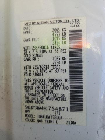 2023 NISSAN ROGUE SV - 5N1BT3BA4PC754871
