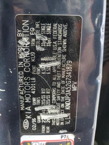 2016 KIA SOUL + KNDJP3A52G7341879