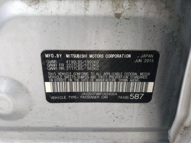 2015 MITSUBISHI LANCER SE JA32V2FW8FU024354