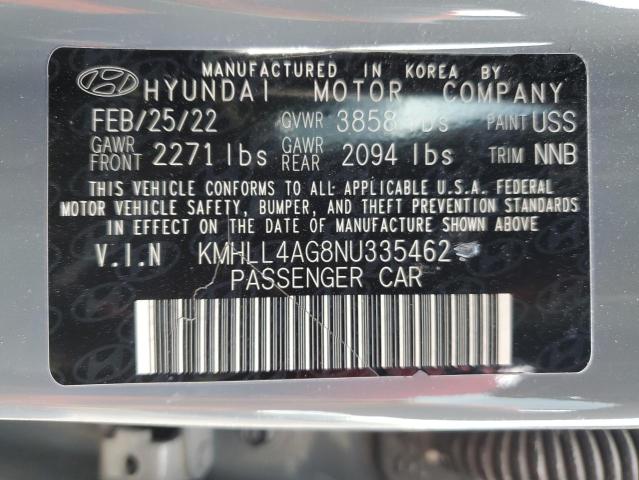 2022 HYUNDAI ELANTRA SE - KMHLL4AG8NU335462