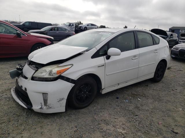 TOYOTA PRIUS 2012 white hatchbac hybrid engine JTDKN3DU3C5458003 photo #1