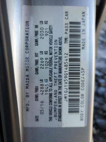 2016 MAZDA 6 TOURING - JM1GJ1V59G1485412
