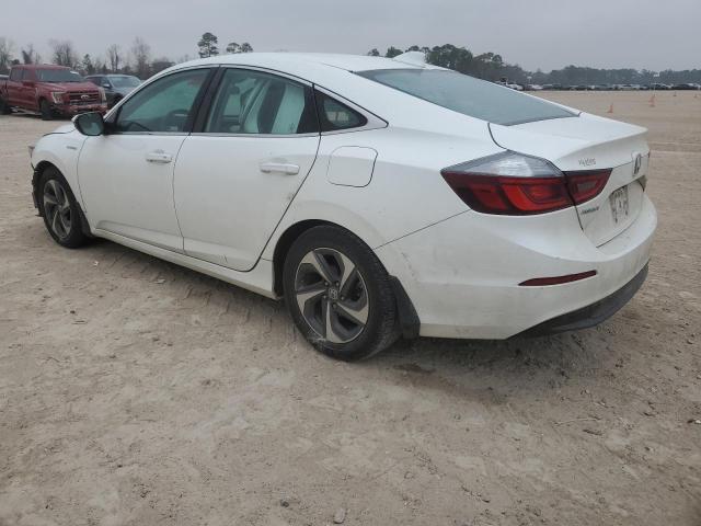 HONDA INSIGHT EX 2019 white  hybrid engine 19XZE4F50KE001260 photo #3