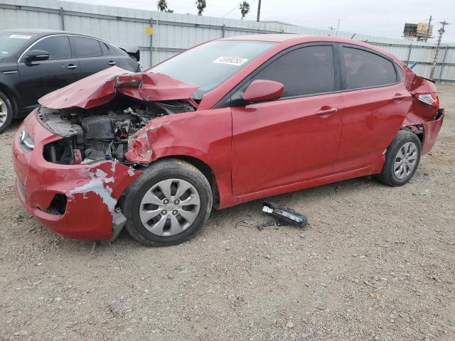 HYUNDAI ACCENT SE 2017 red sedan 4d gas KMHCT4AE3HU318085 photo #1