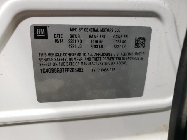 2015 BUICK LACROSSE - 1G4GB5G37FF208982