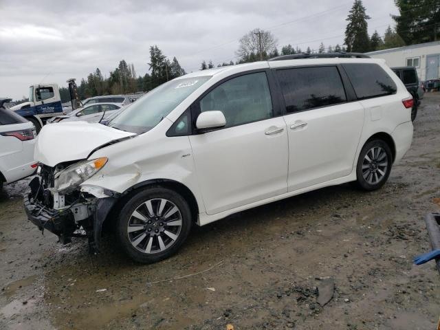 TOYOTA SIENNA XLE 2018 white  gas 5TDDZ3DC5JS194553 photo #1