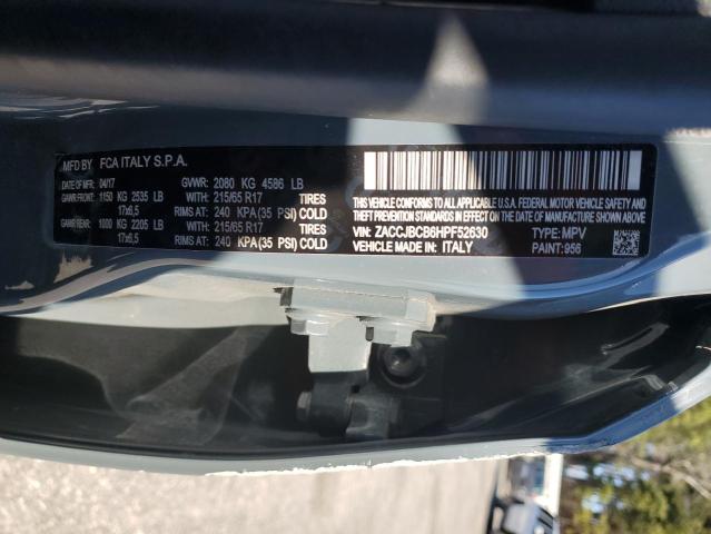 2017 JEEP RENEGADE T - ZACCJBCB6HPF52630