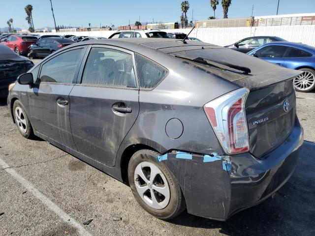 TOYOTA PRIUS 2014 charcoal  hybrid engine JTDKN3DU0E1772492 photo #3