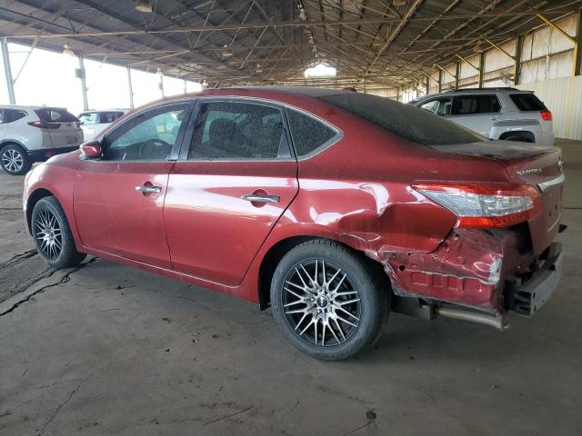 NISSAN SENTRA S 2015 red  gas 3N1AB7AP0FL661738 photo #3