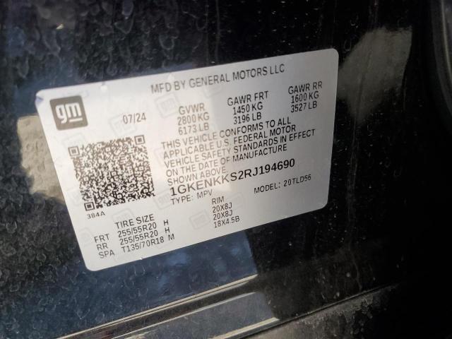 2024 GMC ACADIA UPL 1GKENKKS2RJ194690