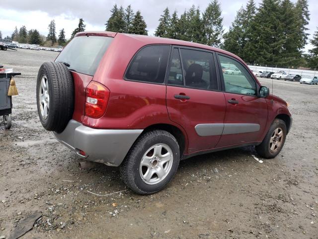 TOYOTA RAV4 2004 red  gas JTEGD20V440011529 photo #4
