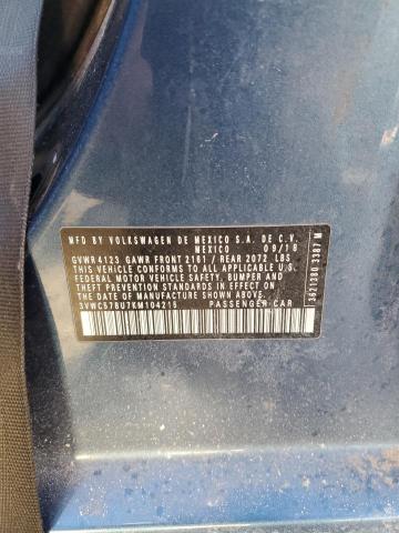 2019 VOLKSWAGEN JETTA S - 3VWC57BU7KM104215