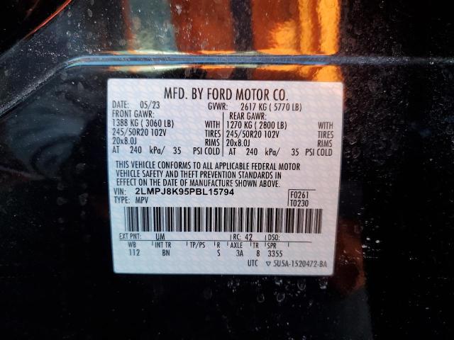 2023 LINCOLN NAUTILUS R - 2LMPJ8K95PBL15794
