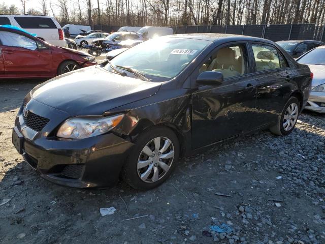 TOYOTA COROLLA BA 2009 black  gas 2T1BU40E99C001148 photo #1