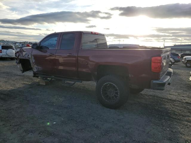 CHEVROLET SILVERADO 2014 burgundy 4dr ext gas 1GCRCREC7EZ408892 photo #3