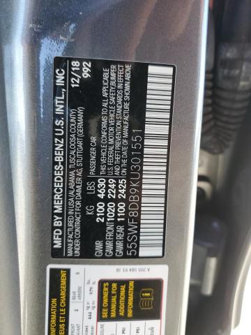 2019 MERCEDES-BENZ C 300 - 55SWF8DB9KU301551