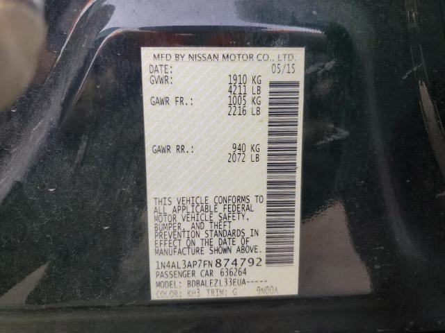 2015 NISSAN ALTIMA 2.5 - 1N4AL3AP7FN874792