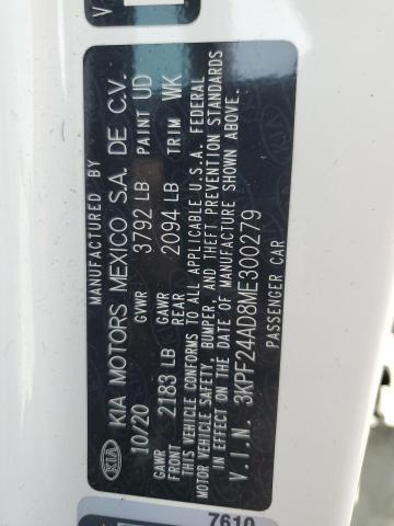 2021 KIA FORTE FE - 3KPF24AD8ME300279