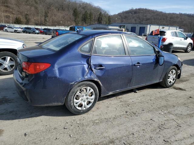 HYUNDAI ELANTRA GL 2009 blue sedan 4d gas KMHDU46D19U715538 photo #4