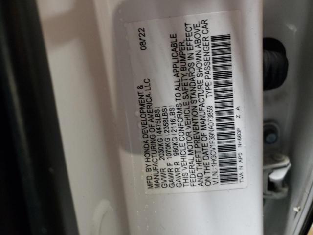 2022 HONDA ACCORD SPO - 1HGCV1F39NA073859