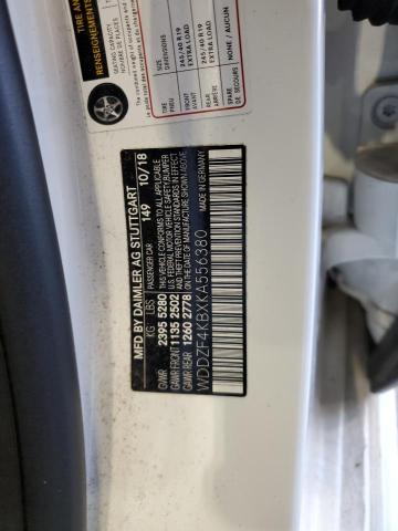 2019 MERCEDES-BENZ E 300 4MAT - WDDZF4KBXKA556380