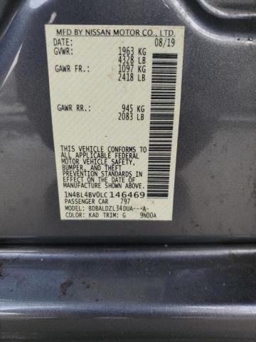2020 NISSAN ALTIMA S 1N4BL4BV0LC146469