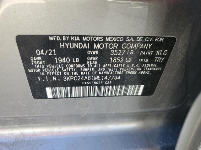 3kpc24a61me147734 - 2021 Hyundai accent se - #46595075