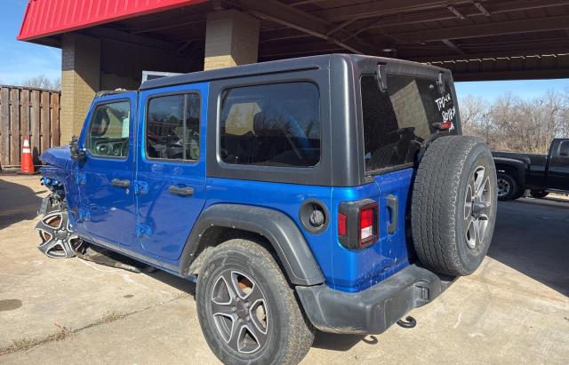 JEEP WRANGLER U 2021 blue  gas 1C4HJXDN7MW786865 photo #4