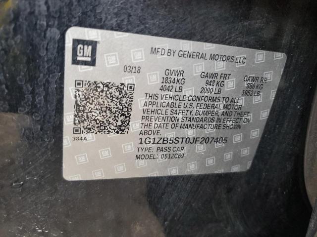 2018 CHEVROLET MALIBU LS - 1G1ZB5ST0JF207405