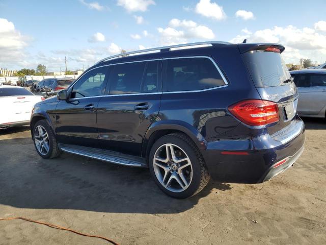 MERCEDES-BENZ GLS 550 4M 2018 blue  gas 4JGDF7DE2JB107504 photo #3