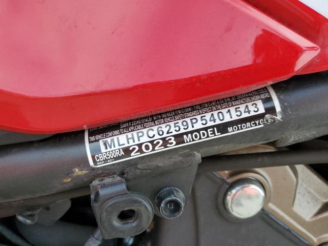 2023 HONDA CBR500 RA MLHPC6259P5401543