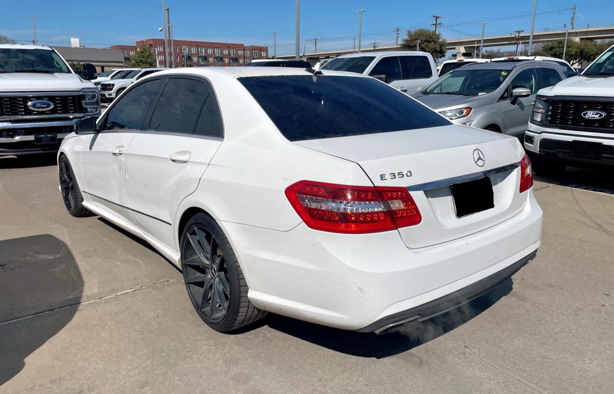 MERCEDES-BENZ E 350 2013 white sedan 4d gas WDDHF5KBXDA767499 photo #4