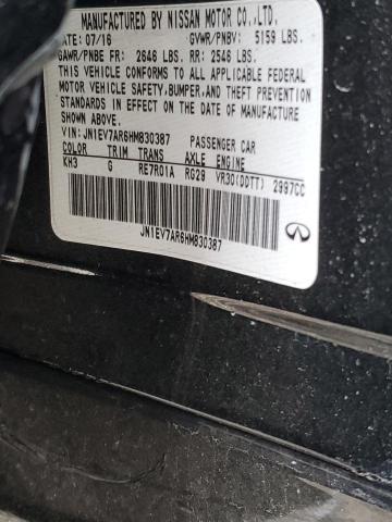 2017 INFINITI Q50 PREMIU JN1EV7AR6HM830387