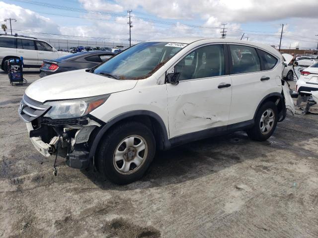 HONDA CR-V LX 2014 white 4dr spor gas 5J6RM4H34EL115346 photo #1