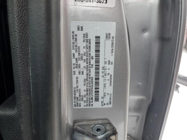 2019 LINCOLN MKC 5LMCJ1C91KUL02363