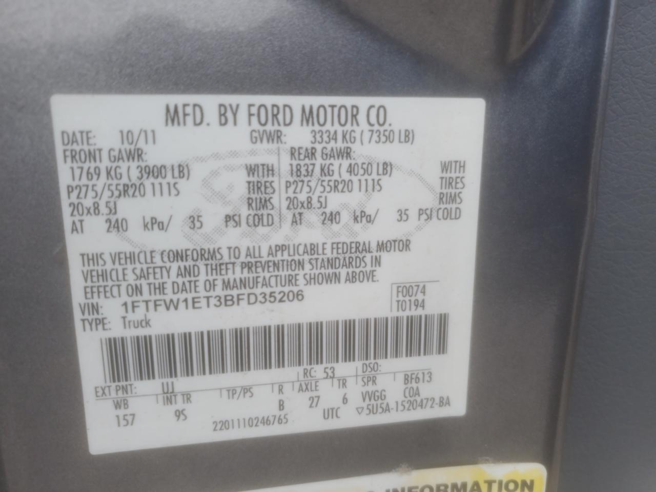 FORD F-150 SUPERCREW