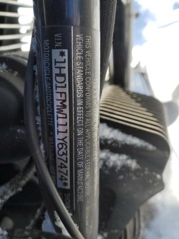 2001 HARLEY-DAVIDSON MOTORCYCLE 1HD1FMW111Y637474