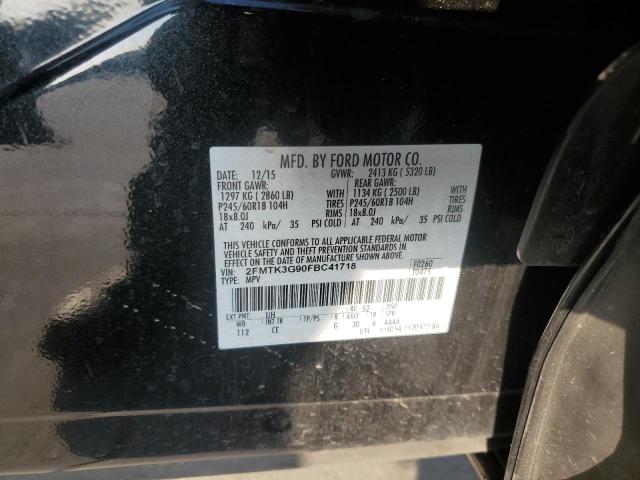 2015 FORD EDGE SE - 2FMTK3G90FBC41718