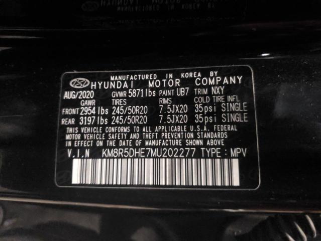2021 HYUNDAI PALISADE L - KM8R5DHE7MU202277