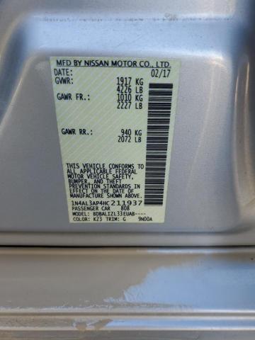 2017 NISSAN ALTIMA 2.5 - 1N4AL3AP4HC211937