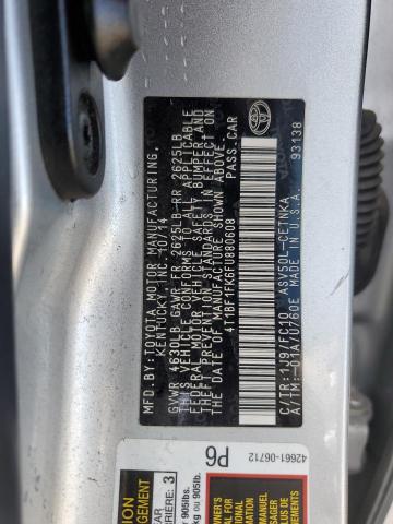 2015 TOYOTA CAMRY LE - 4T1BF1FK6FU880608